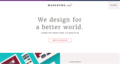Desktop Screenshot of madebywe.org
